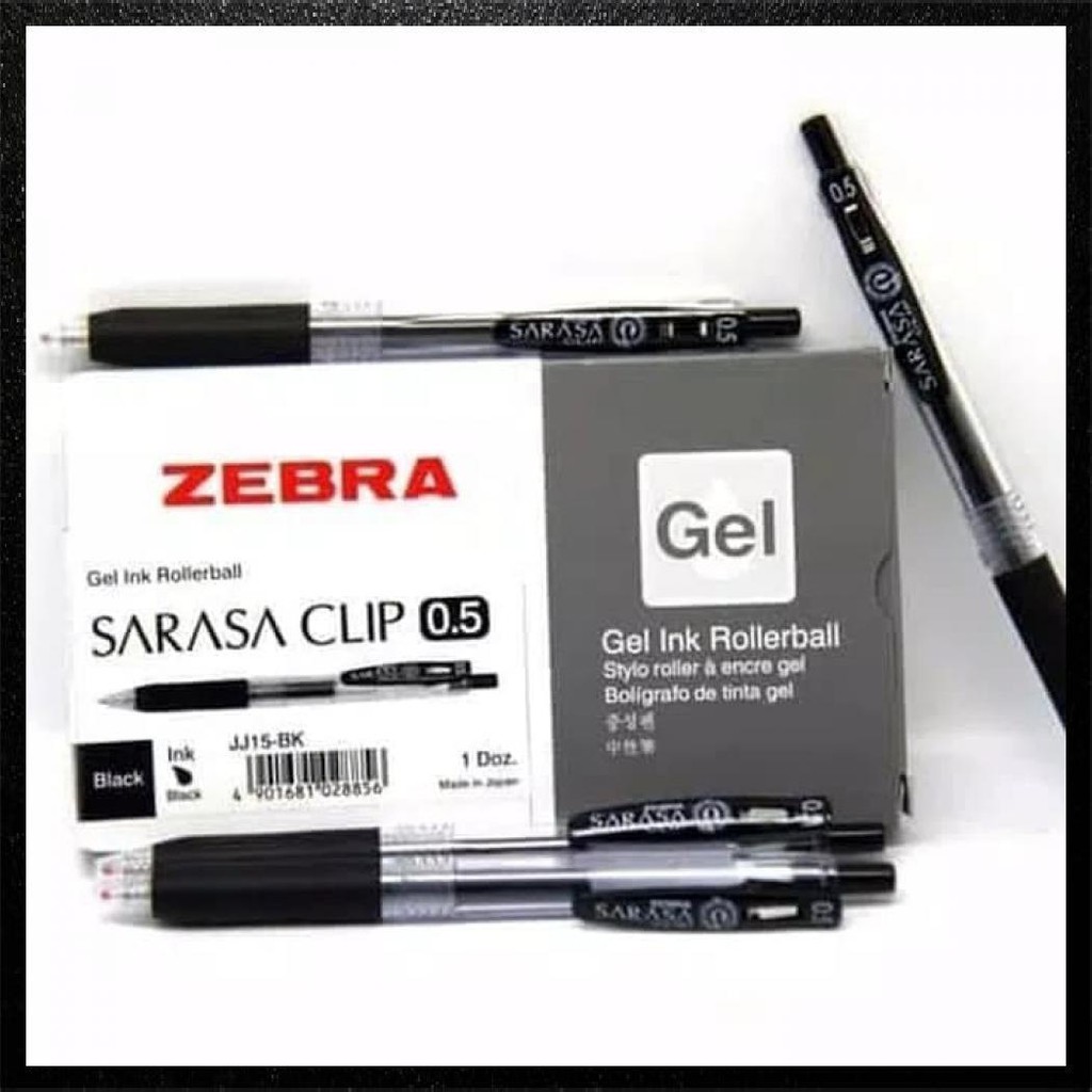 

PULPEN SARASA 0,5 0,7 1,0 HITAM DAN BIRU - HITAM