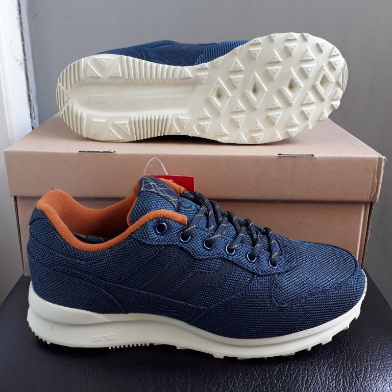 ORI SALE Piero Men up to 70% (P20321) Jogger Full Mesh Insignia Brown Off White Sepatu Running Pria