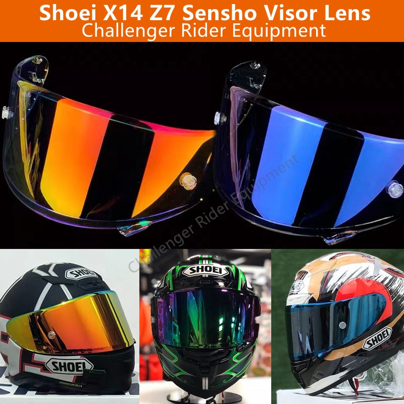 Revo Iridium Visor Lens Shoei X14 Z7 X Spirit Shoei Helm Visor Lens Dukung COD Pengiriman 2-3 Hari