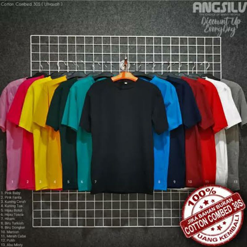 paket  kaos polos