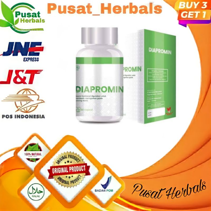 

DIAPROMIN ASLI ORIGINAL OBAT DIABETES DAN KENCING MANIS BPOM HERBAL .