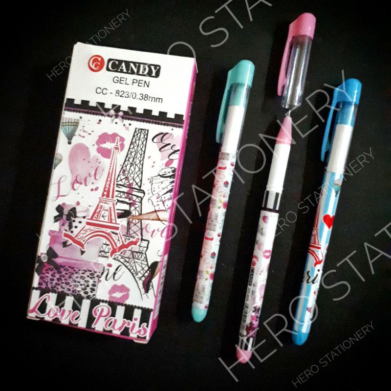 

Pen gel candy love paris 0.38 mm CC-823 . 12 unit