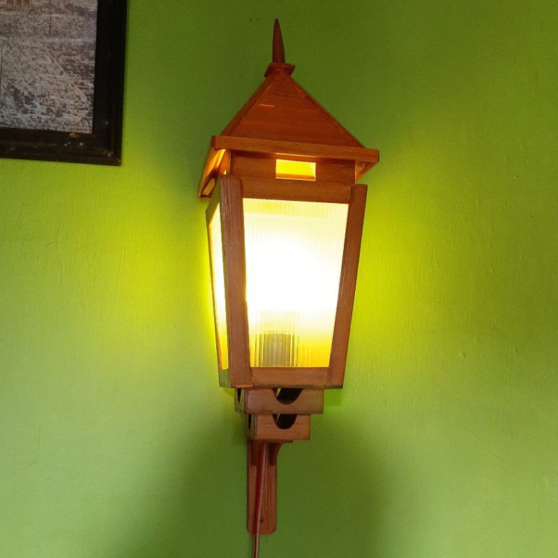 LAMPU HIAS BAMBU GANTUNG / TEMPEL
