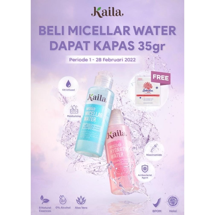 KAILA Micellar Hydrating Water / Infused Micellar Water - 100ml