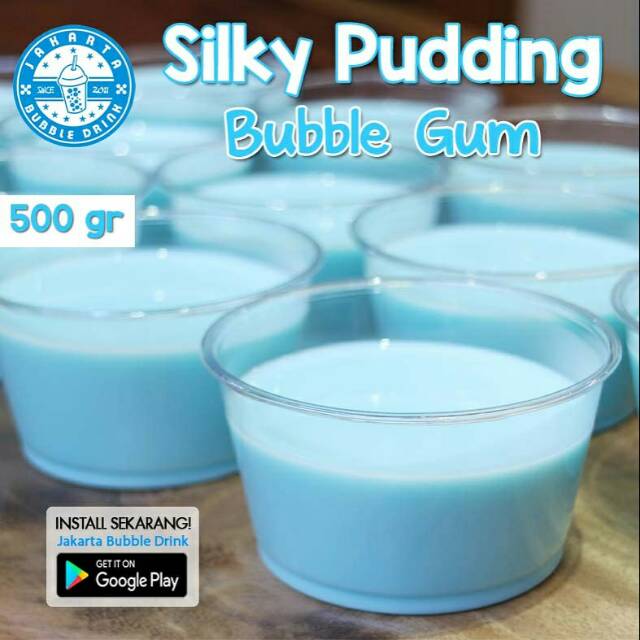 Silky Pudding BUBBLE GUM -  Silky Bubuk Powder  | Jakarta Bubble Drink