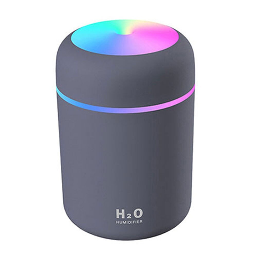 Kesoto Air Humidifier Mobil Aromatherapy Oil Diffuser LED Light 300ml - DQ-107 - Gray