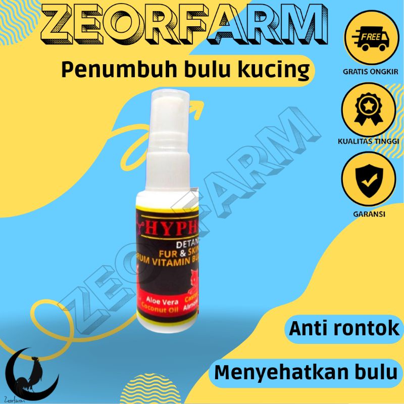 penumbuh bulu anti rontok vitamin bulu kucing hypocat zeorfarm