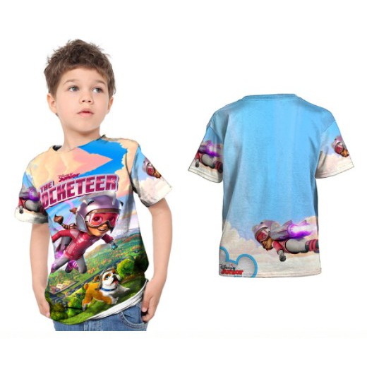 Kaos Baju Tshirt Anak Custom KARTUN DISNEY THE ROCKETEER FullPrinting