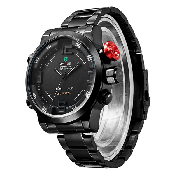 Weide WH2309B / WH2309 Jam Tangan Pria Sport Quartz Fashion Analog Stainless