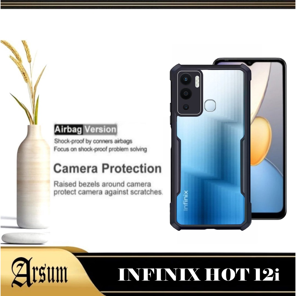 PROMO Case INFINIX HOT 12i Transparan Softcase Casing INFINIX HOT 12i
