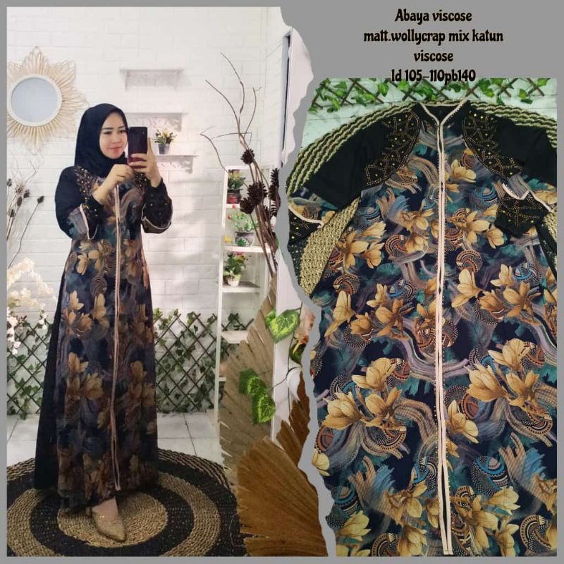 abaya viscose hikmat kw