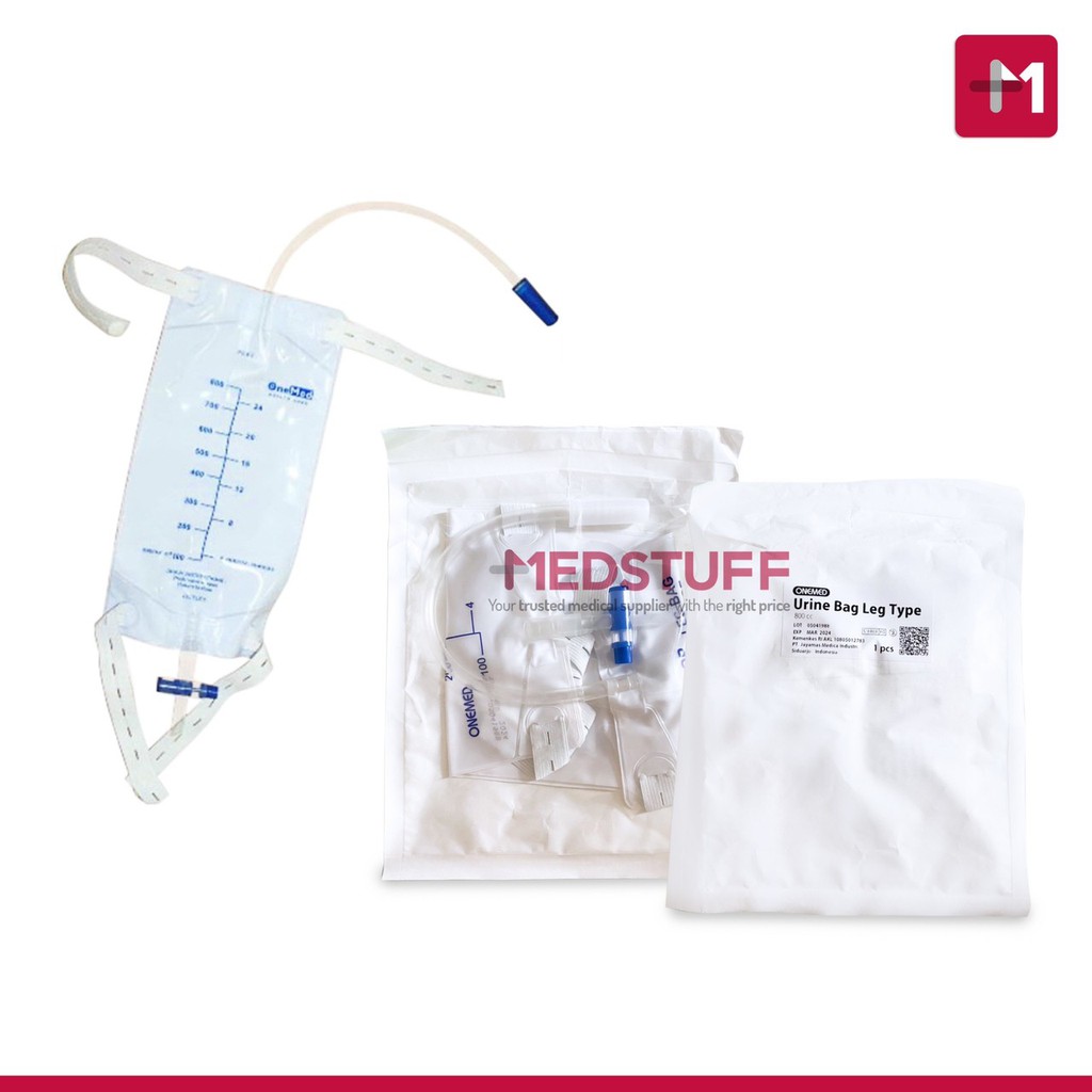 Urine Bag LEG TYPE 800ml Kantong Kencing Urin Bag Onemed