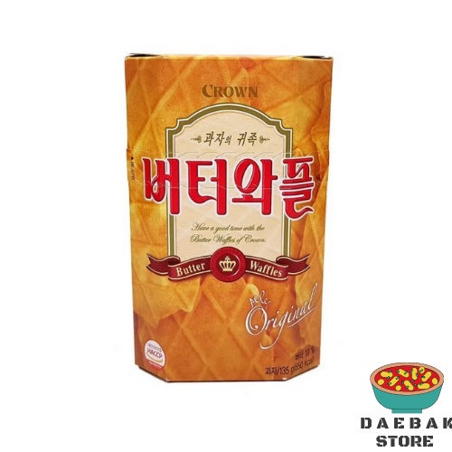 

Crown Butter Waffle Original Made In Korea 135 Gr