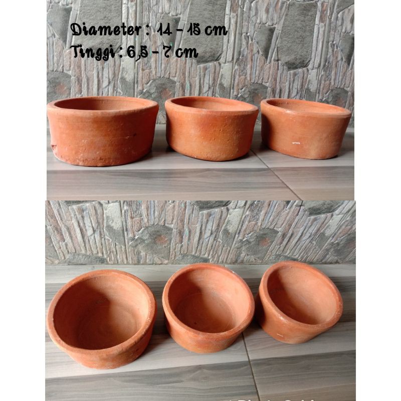 pot gerabah/gerabahbulat/gerabah