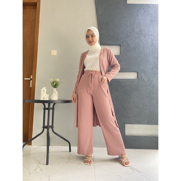 Popy Set / setelan dapat Cardi + Celana