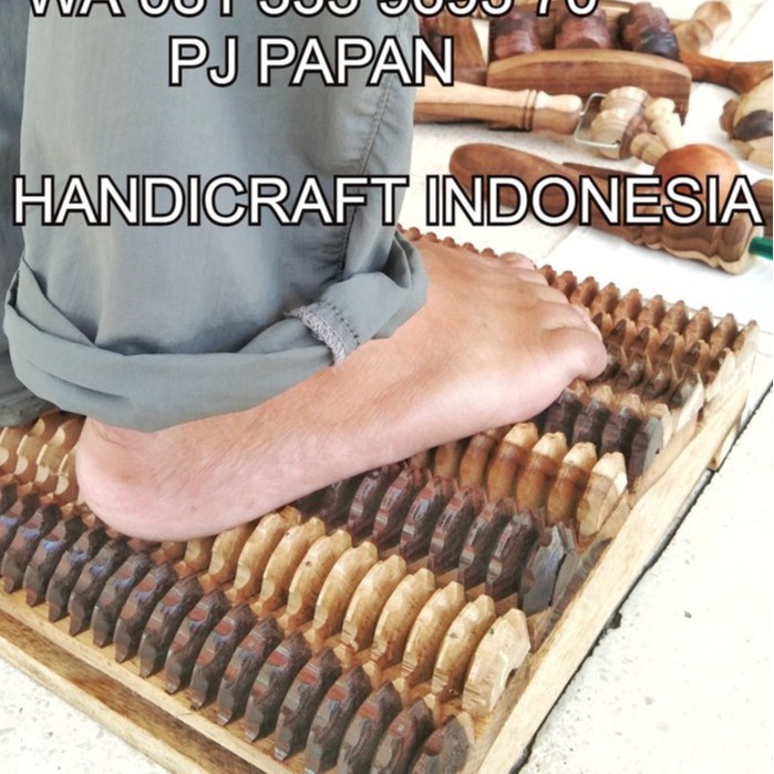 Alat Terapi Pijat Kaki, Pijat Telapak Kaki, Alat Pijat Kaki, Alat Pijat Refleksi Reflexi dari Kayu