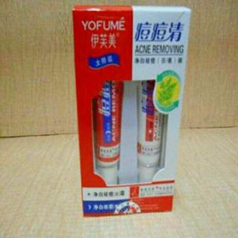 Promo Grosir Ramuan Obat Herbal Cream Penghilang Jerawat Yofume Removing Anti Acne Asli Original Ko