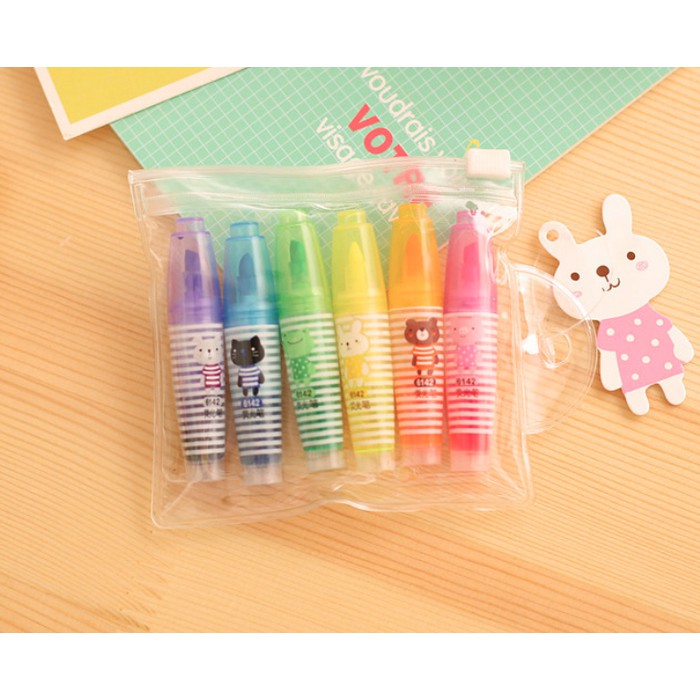 

Stabilo Mini Isi 6 Set Animal Bergaris - ats