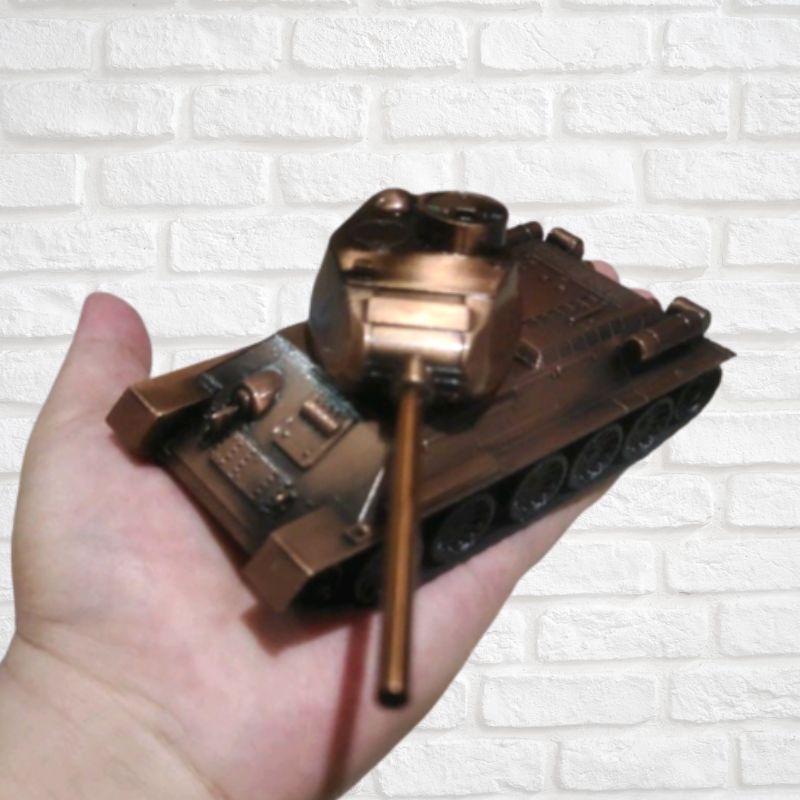 Diecast Miniatur Tank Tempur TNI AD Besi Mainan Anak Murah