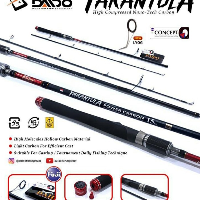 JORAN PANCING DAIDO TARANTULA 602 FUJI... 8 - 17 LB