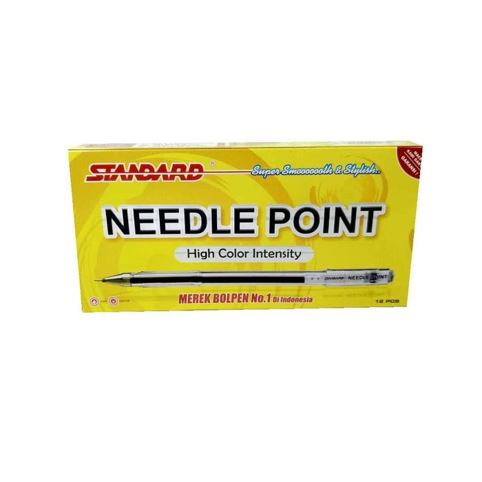 

STANDARD PEN NEEDLE POINT 0.5 ISI 12 PCS - Hitam promo