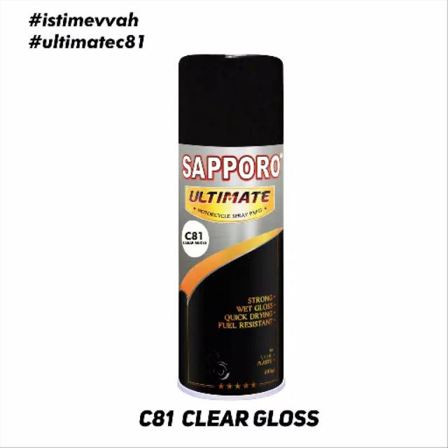 SAPPORO ULTIMATE C81 CLEAR GLOSS