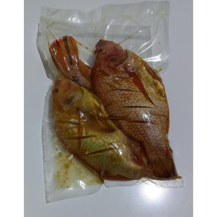 

Ikan Nila bumbu kuning siap goreng