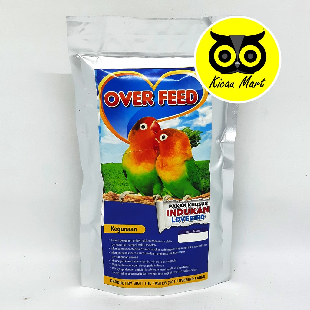 PAKAN MAKANAN INDUKAN INDUK BURUNG LOVEBIRD PENSTABIL BIRAHI BIJI MILLET MILET OVER FEED OVERFEED