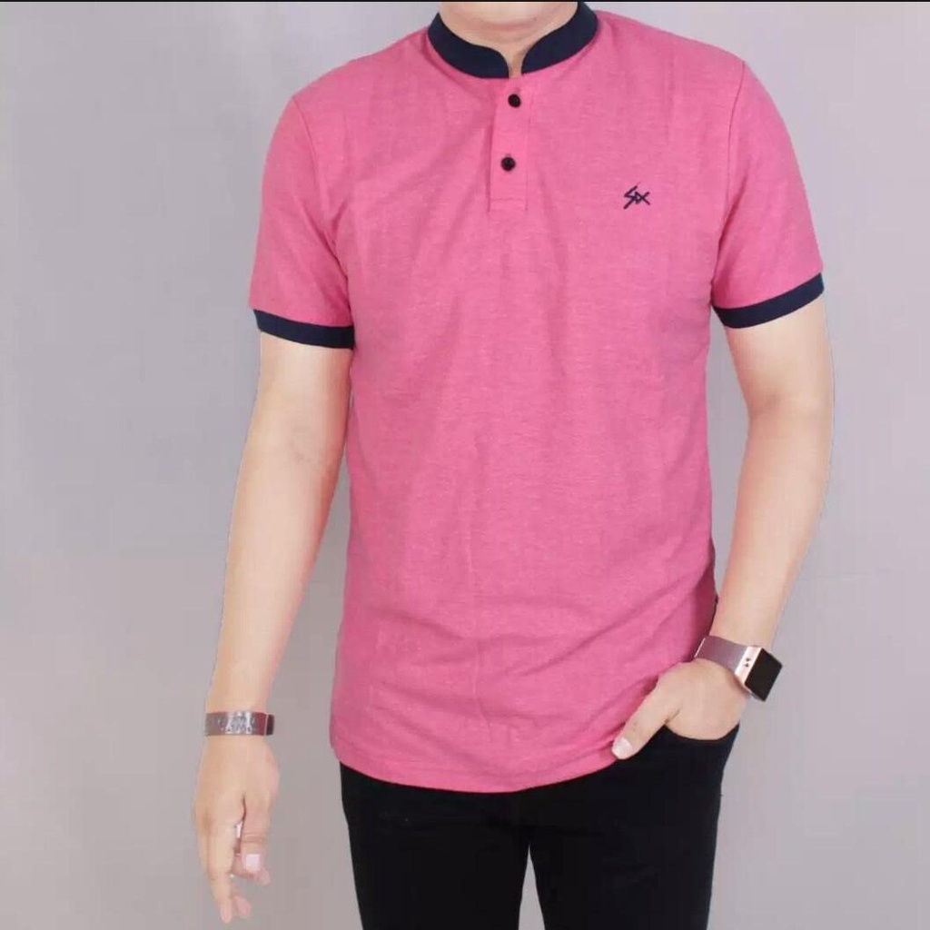 Tasigi Kaos Polo Shirt Pria Kerah Sanghai / Kaos Kerah Pria / Baju Polo