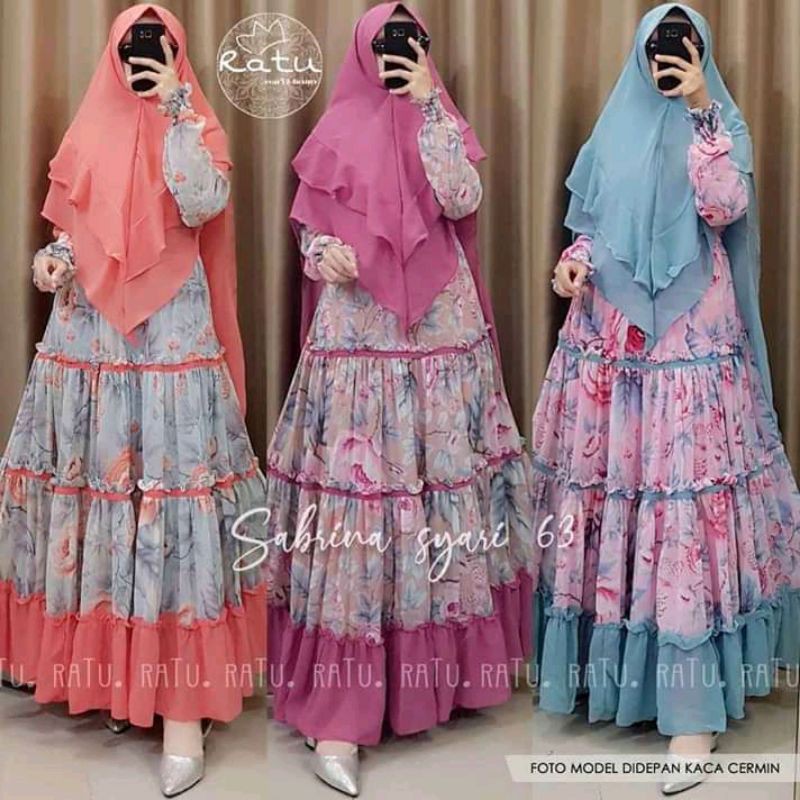 Gamis ratu sabrina syar'i