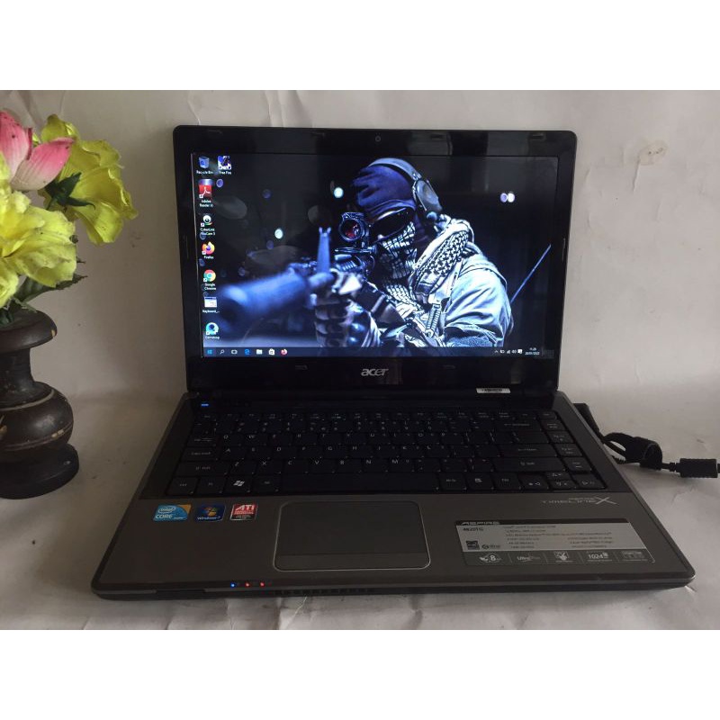 Laptop geming Acer Timeline 4820TG core i7 ram 8gb dual vga