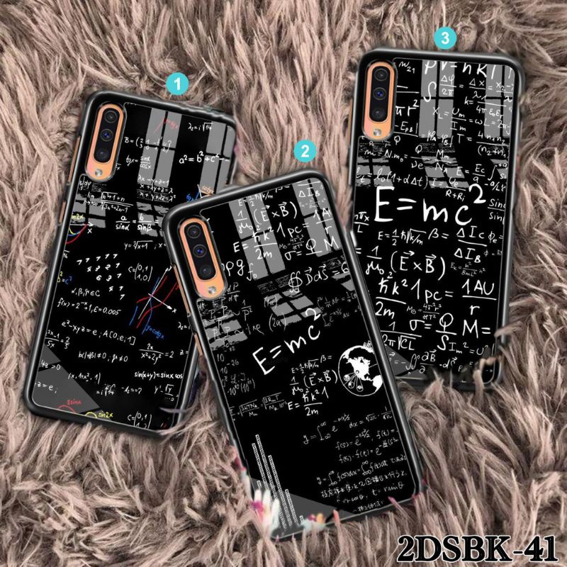 CASE CUSTOM ALL TYPE VIVO REALME XIOMI OPPO IPHONE MOTIF 2D GLOSSY RUMUS MATEMATIKA FISIKA
