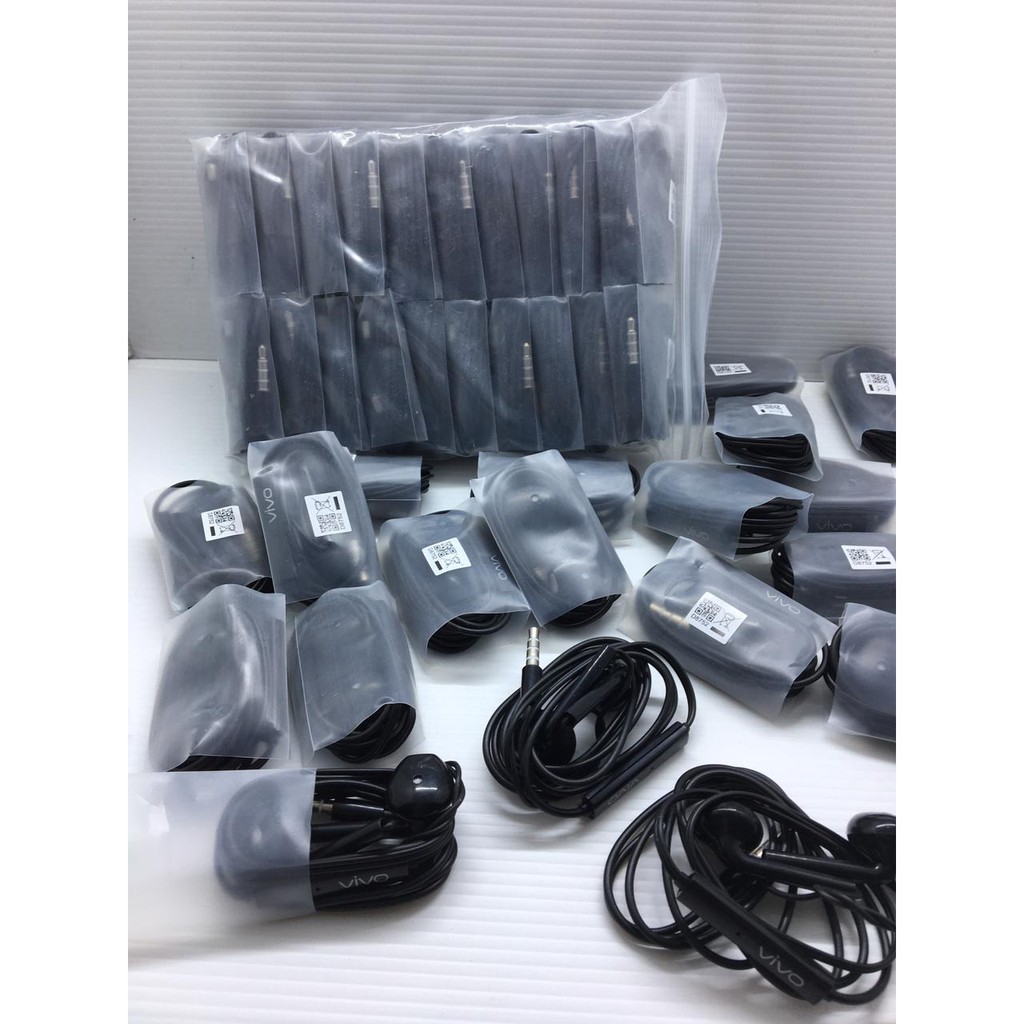 HITAM HEADSET VIVO ORGINAL EX680 Earphone Vivo Original Handfree vivo Ori Y30 Y11 Y15 Y17 Y19 Y20