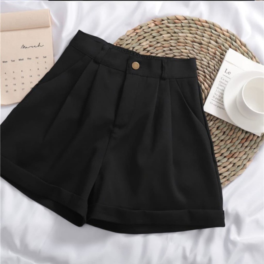 Cod Celana Pendek Korea / Hot Pans Kekinian/ Celana Santai Korean Style / Celana Murah Kekinian