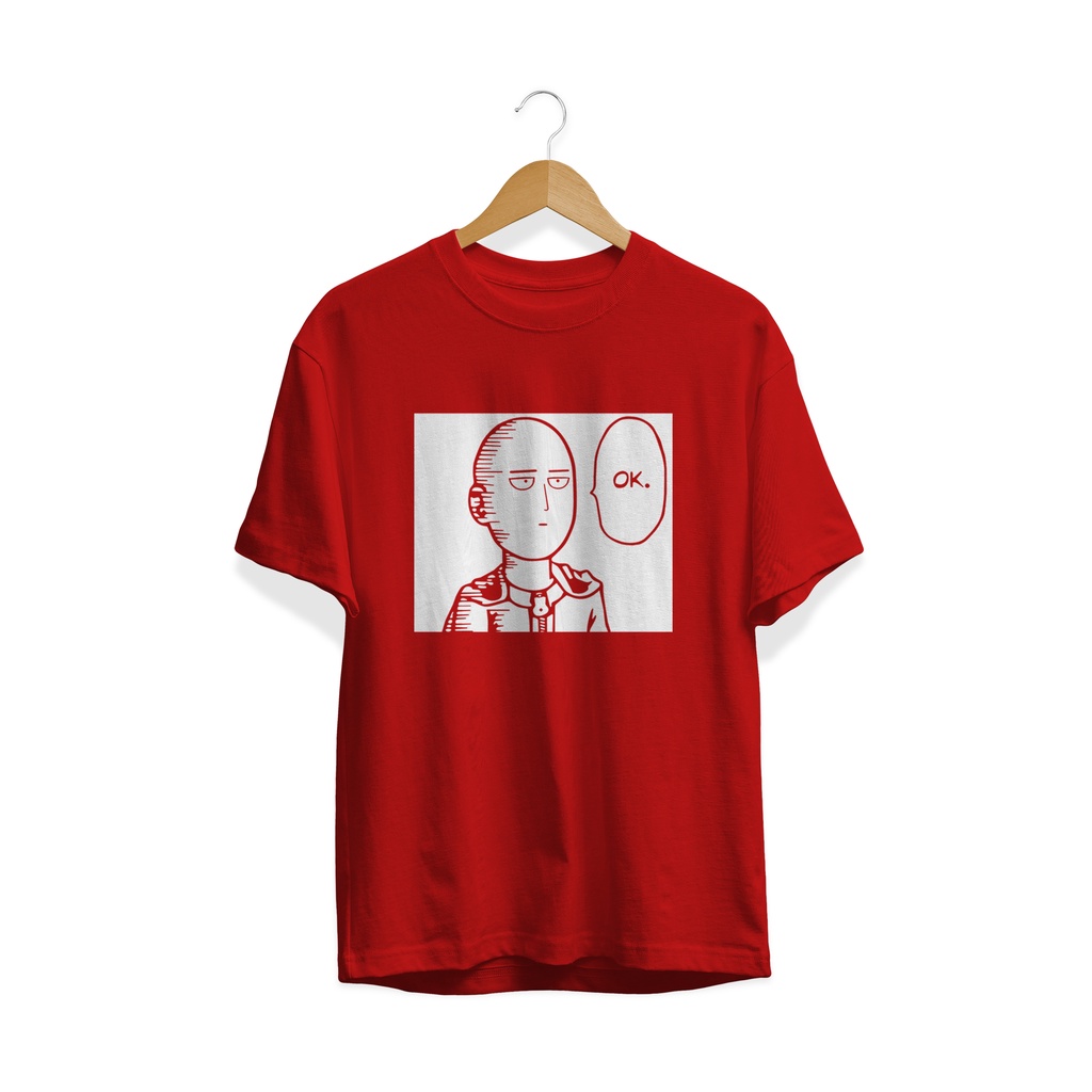 T-shirt Baju ANIME/KEREN/MURAH/CARTOON SAITAMA DISTRO