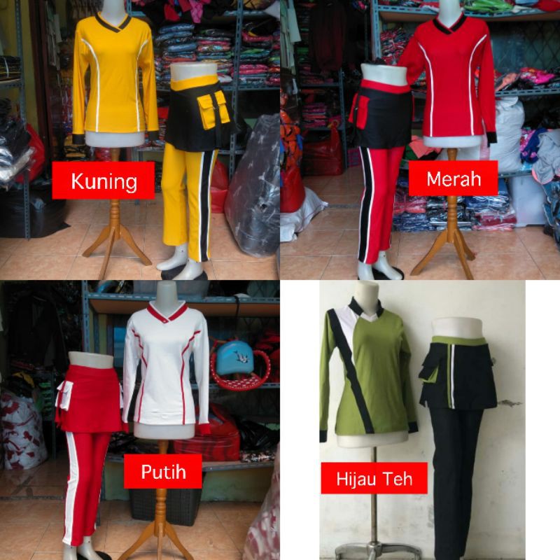 [JUMBO] BAJU SENAM LD 130cm SETELAN BAJU SENAM MUSLIMAH BAJU SENAM OLAHRAGA WANITA DEWASA BAJU SENAM