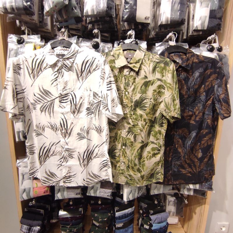 Kemeja Kasual pria H&M Original Store