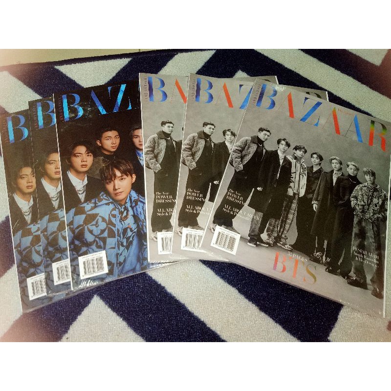 (Ready) Harpers Majalah Bazaar Indonesia Magazine Jan-Feb2022 Special Edition Bangtan BTS