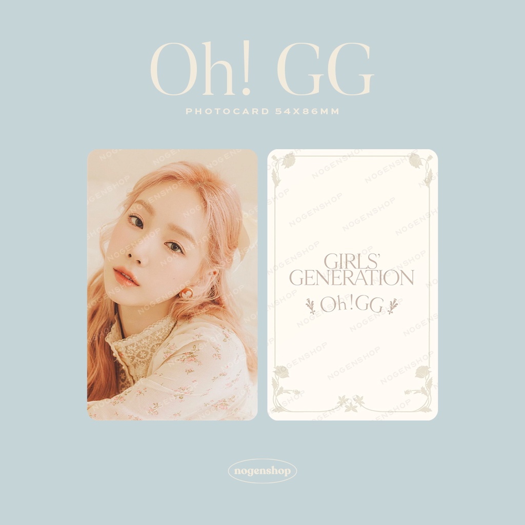 PHOTOCARD PC SNSD GIRLS' GENERATION OH GG SEASON'S GREETINGS 2022