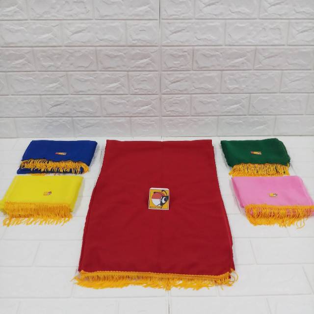 Syal tari Selendang tari sifon tari tradisional selendang biru merah hijau kuning