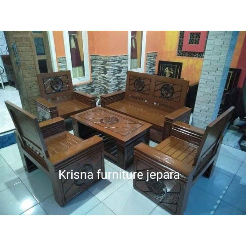 kursi ruang tamu jati tua MEUBEL JEPARA FURNITURE JEPARA