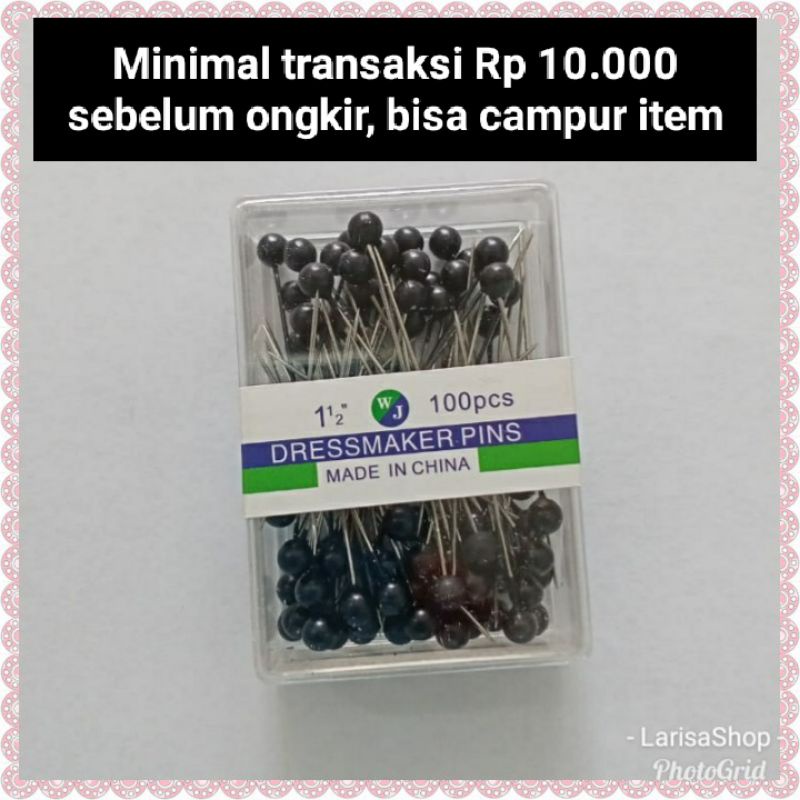 Jarum Pentul 1 1/2 inch -  isi 100 pcs