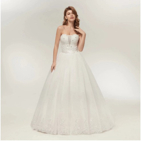 gaun pengantin Crystal Ball Wedding Dress bridal dress
