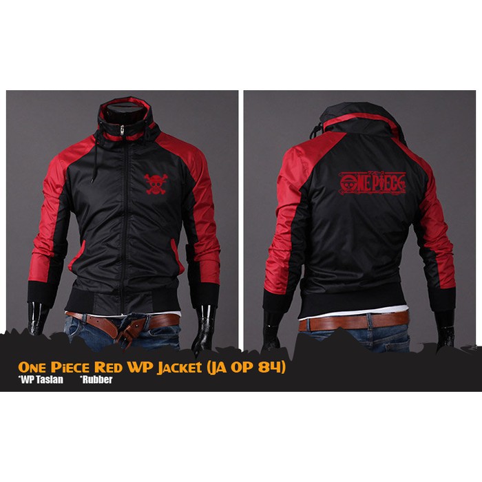 JAKET MURAH COCOK LEBARAN HARI RAYA / Jaket Hoodie Parasut Anime One Piece Special WP Jacket