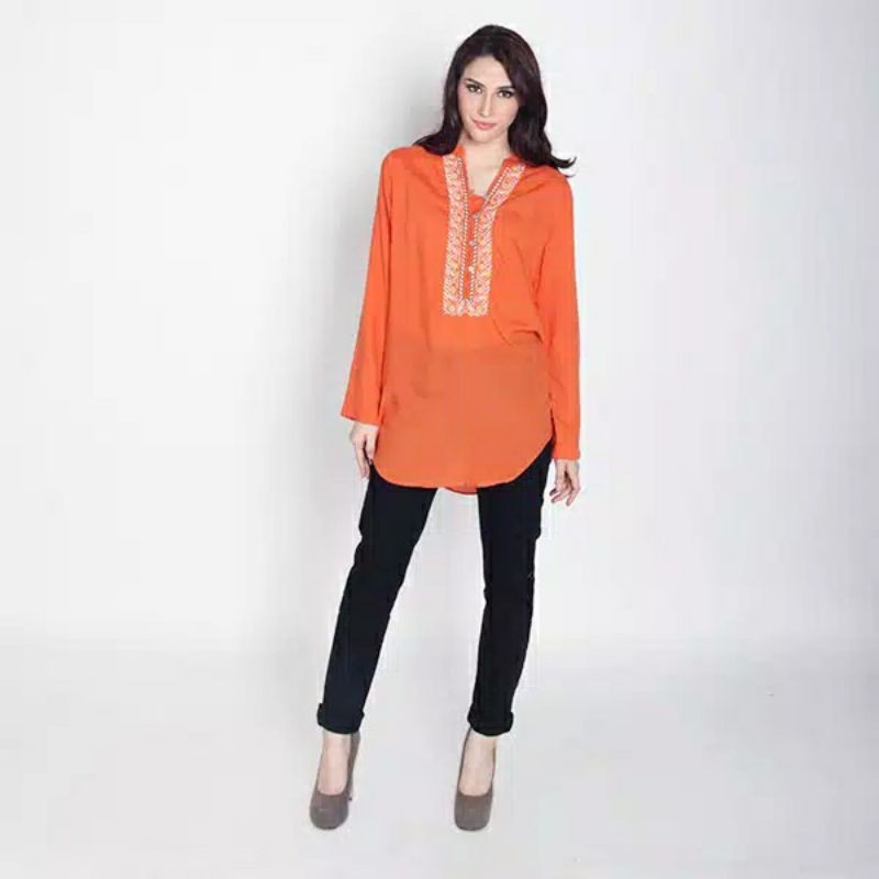 Malay Tunic Orange ORIGINAL Bodytalk Size L