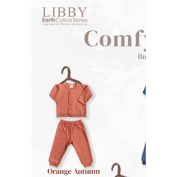 Libby comfy set setelan Panjang 0 sampai 12 M