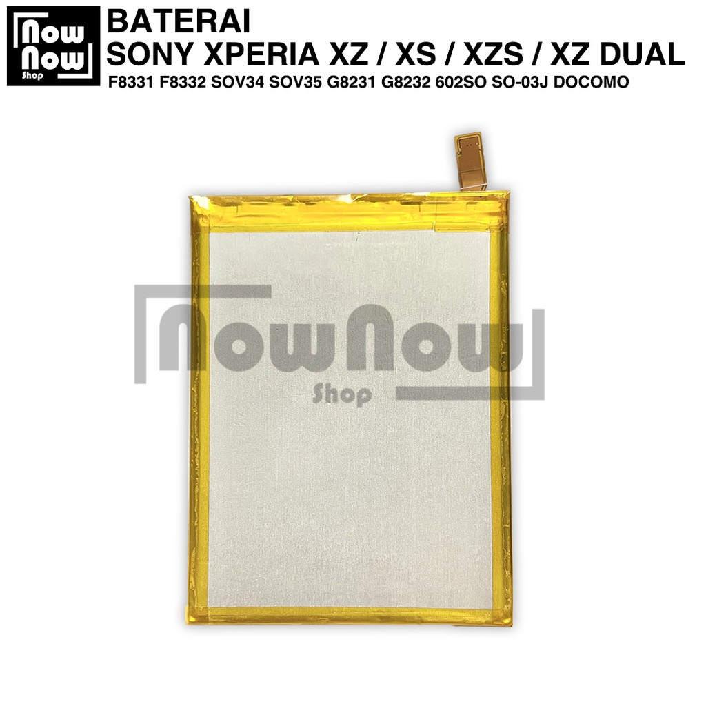 Baterai Sony Xperia XZ XS XZS XZ DUAL F8331 F8332 SOV34 SOV35 G8231 G8232 602SO SO-03J LIS1632ERPC