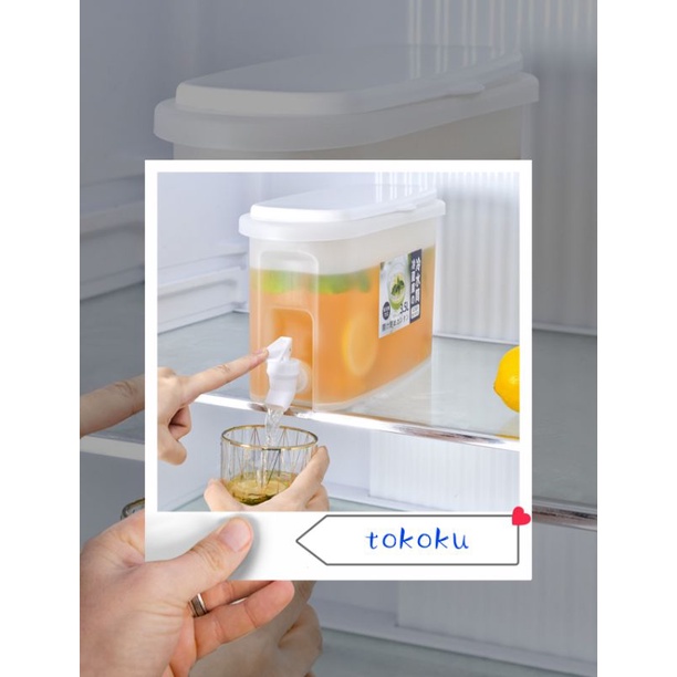 Dispenser Kulkas Mini 3,5 Liter Galon Air Kecil Ketel minuman dingin kran dispenser