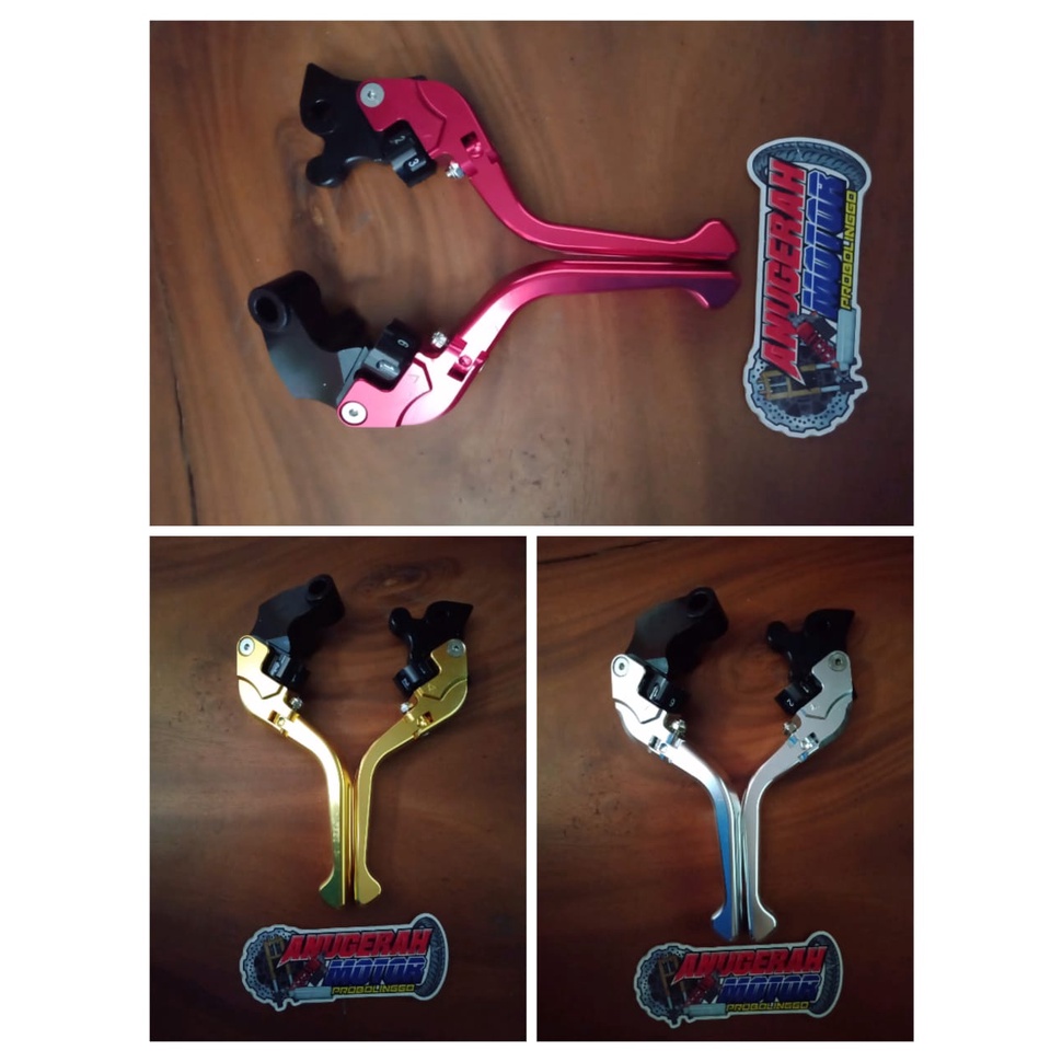 Handle HANDEL TUAS lipat vixion scorpio rxking new model bikers lipat click stelan kanan rem kiri ko