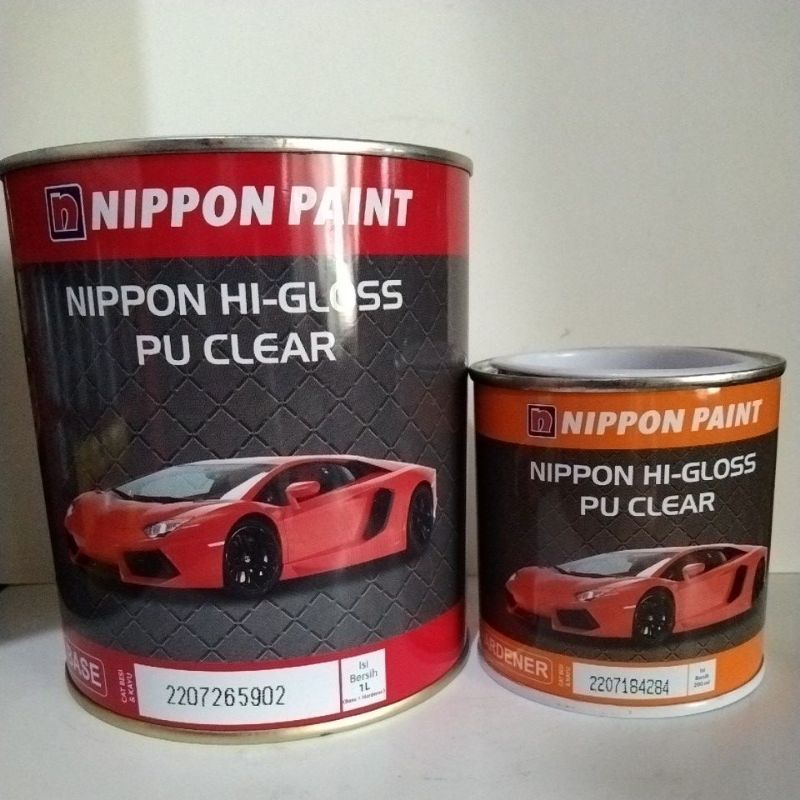 Nippon Hi- Gloss PU Clear + Hardener 1 ltr